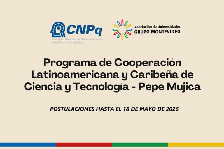 Convocatoria abierta para postularse al Programa de Cooperación CNPq/MCTI PROSUL Pepe Mujica