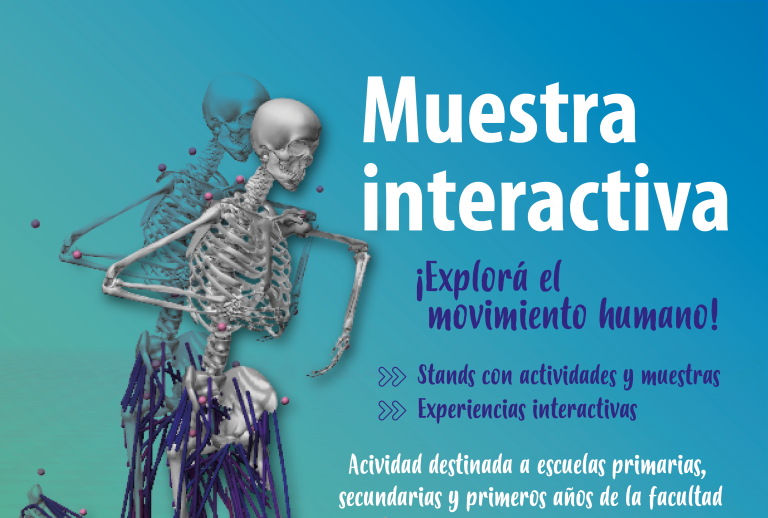 Se realizará una muestra interactiva sobre biomecánica para primarias y ciclo básico de secundarias