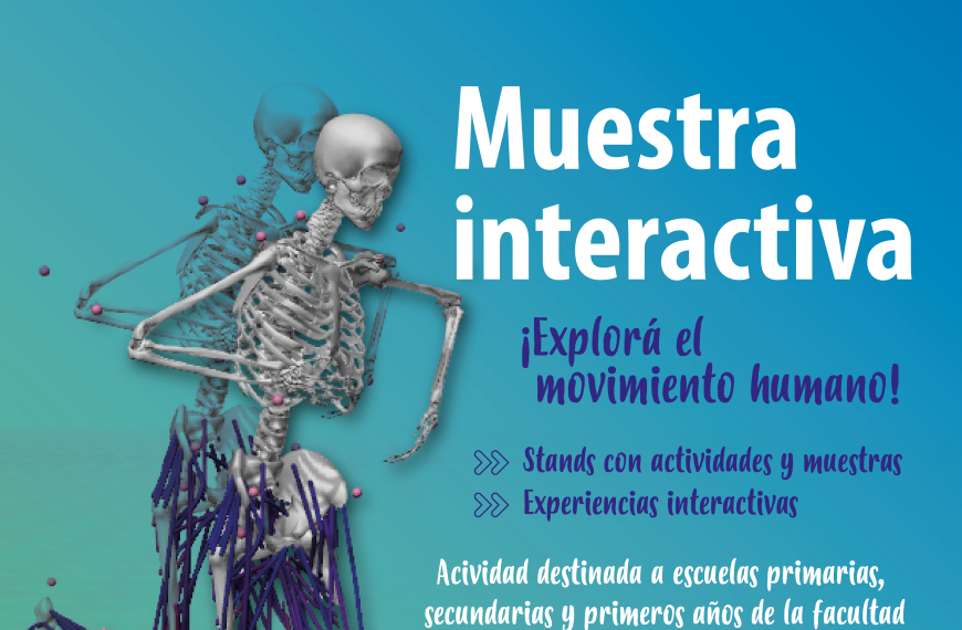 Se realizará una muestra interactiva sobre biomecánica para primarias y ciclo básico de secundarias